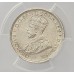 AUSTRALIA 1918 . SIXPENCE . PCGS GENUINE
